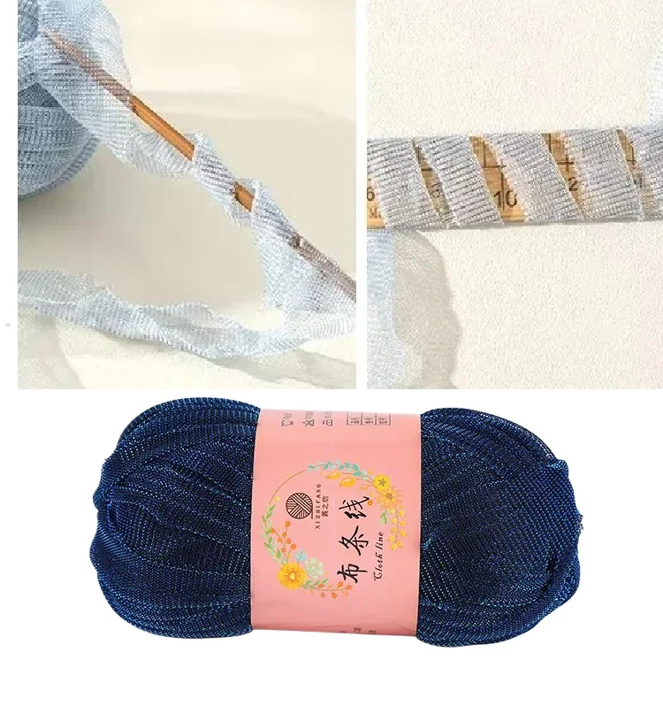 Thick Knitting Yarn Elastic Fabric Cloth T Shirt Yarn Spaghetti for Hand DIY Bag Blanket Cushion Crochet DIY Bags Crafts