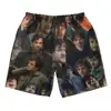Will Graham Photo Collage Men's Beach Shorts Fitness Quick-drying Swimsuit Funny Street Fun 3D Shorts 5