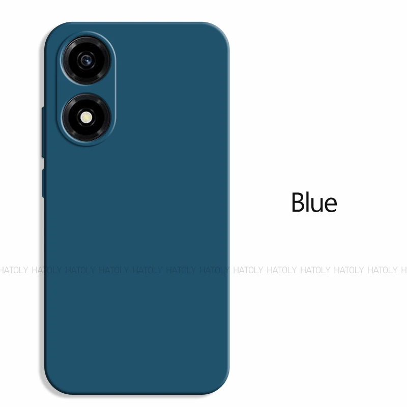 HGJTFANY Custodia + Vetro Temperato per Honor X5 Plus (6.56), Ultra Sottile Nero Morbido TPU Silicone Bumper Case Cover con Pellicola Protettiva per Honor X5 Plus - Non Toccare