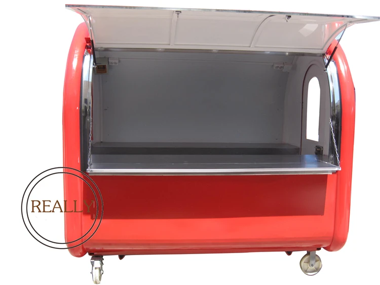 

Popular food cart street mobile snack trailer out door truck for slush machine