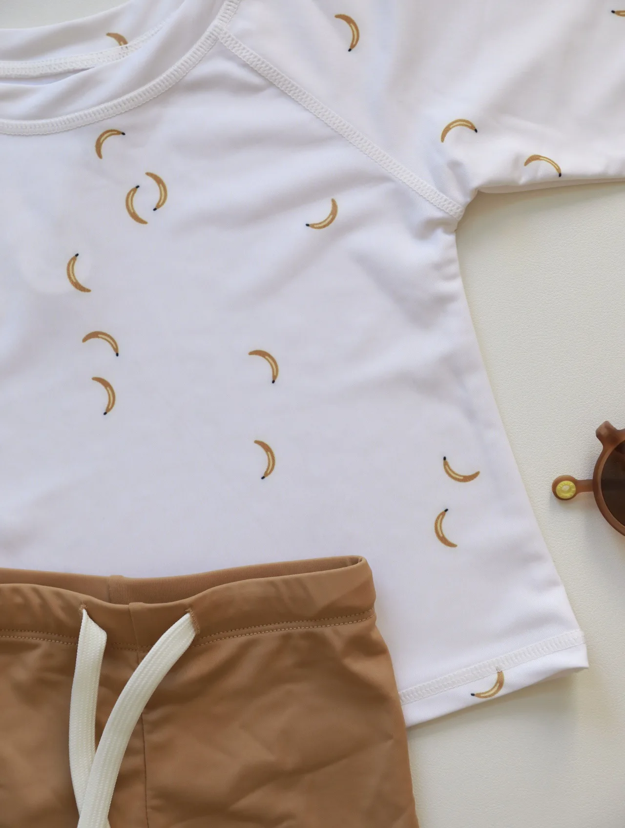 deer jonmi Summer Baby Boys SwimSuits Sets Long Sleeve Tops Shorts 2pcs Vacation Beach Sun-proof Children Swimwear