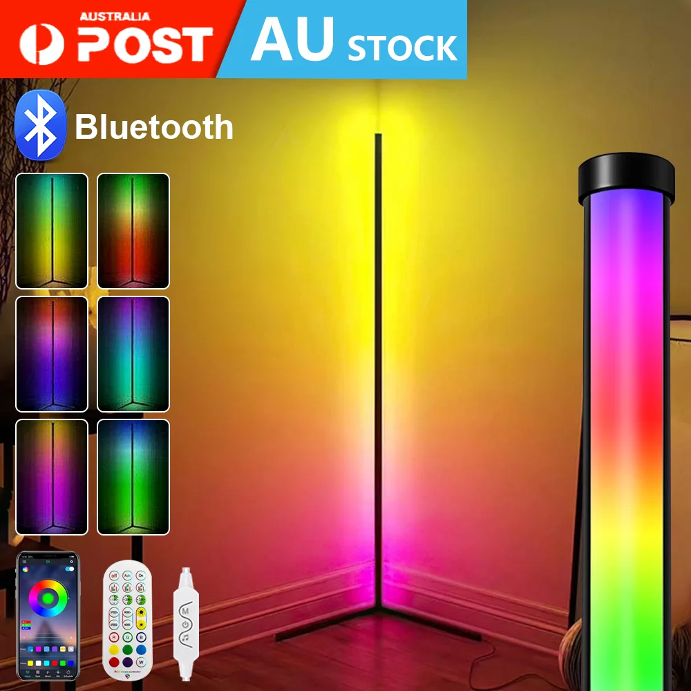 150CM 90 Light Floor Lamp Corner Light Stand LED Mobile App Control Streaming