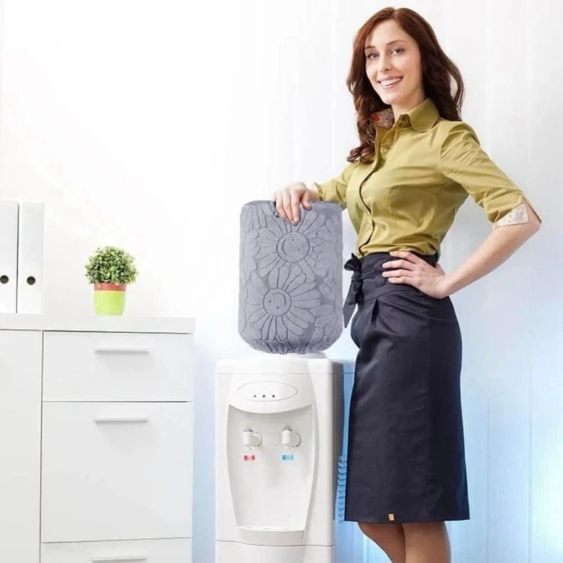 Water Dispenser Dustproof Cover 5 Gallon Water Bottle Cover Stretchy Elastic Protective Suit Home water dispenser cover