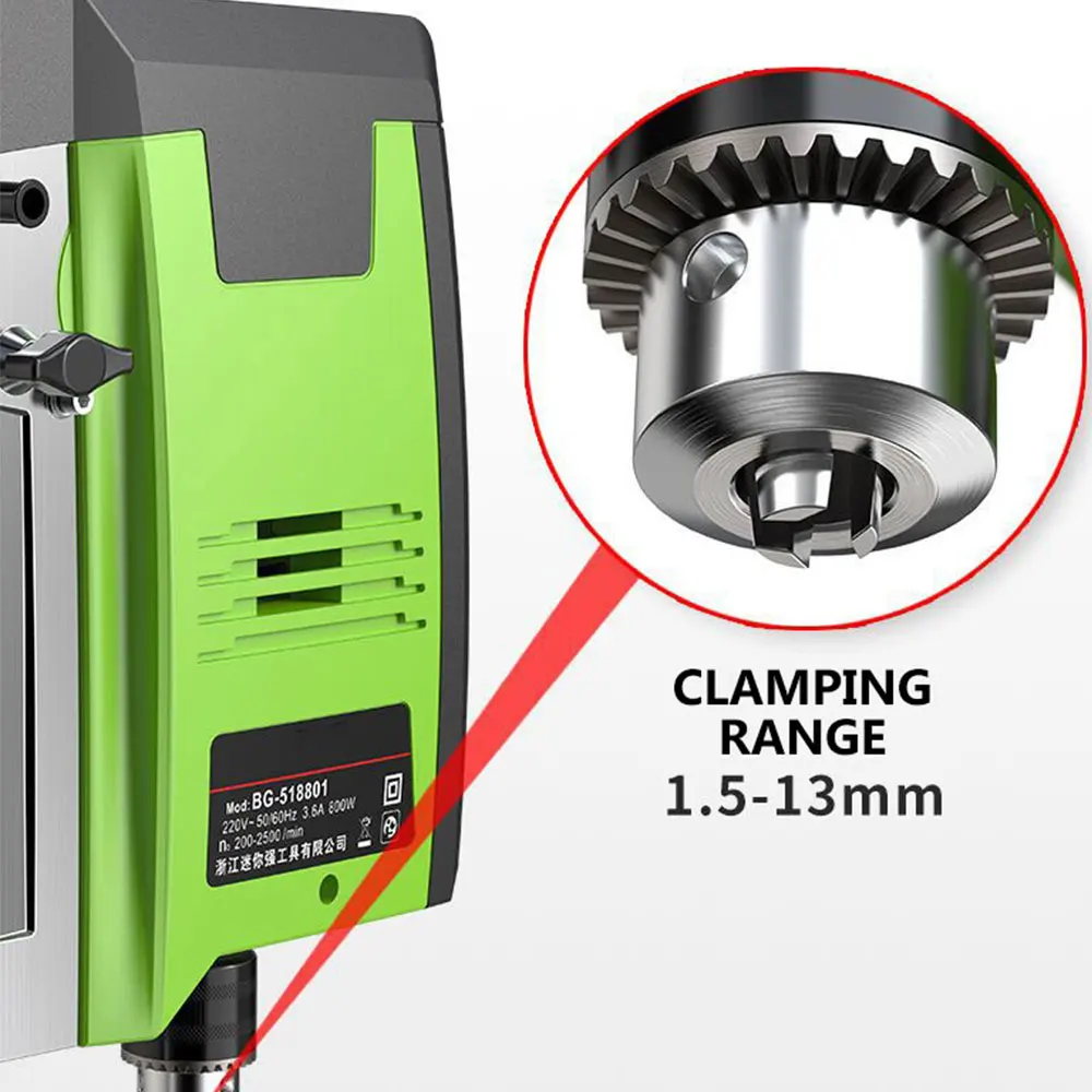 Digital Display Multi-function Hgh-precision Bench Drill Micro ousehold Industrial Grade Drilling and Milling Machine 5