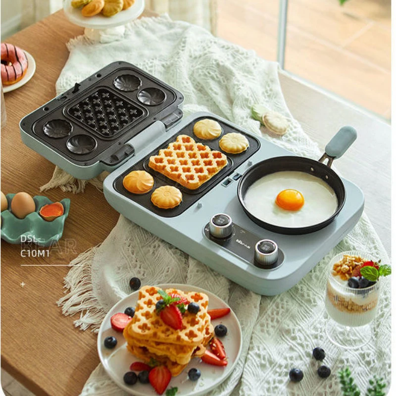 Pancake Maker Pan Electric Waffle Maker Machine Breakfast Machine Non-stick  Multifunctional Kitchen Small Appliance Eggs - AliExpress