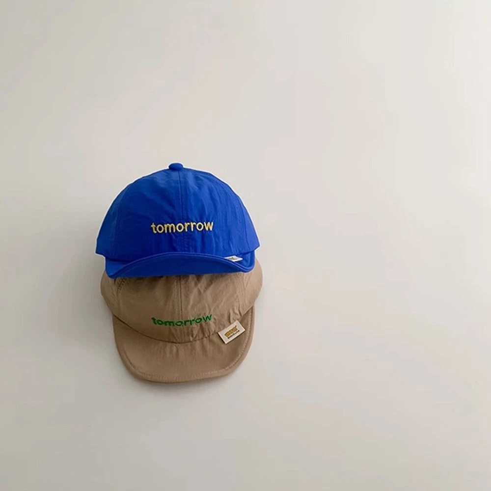 New Summer Letter Baseball Cap Quick-drying Soft Baby Peaked Hat Thin Breathable Children Visors Cap Kids