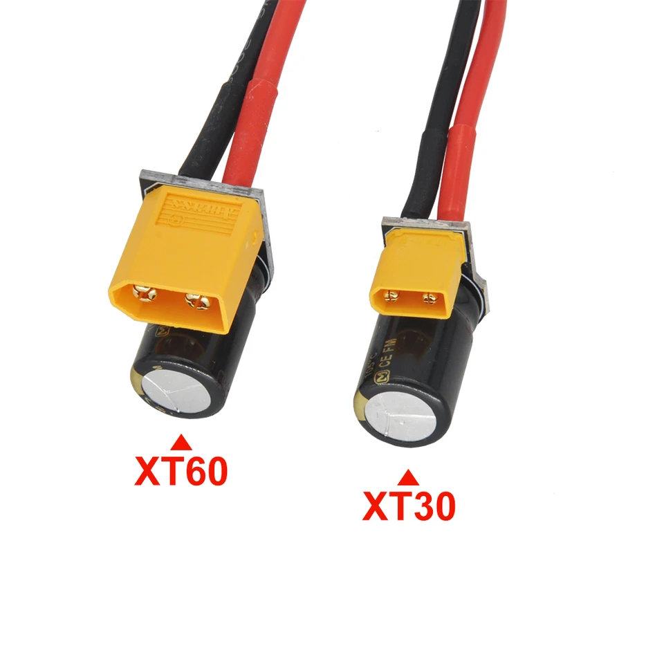 YIXISI 2 Pezzi XT30 Cavo di Prolunga, XT30 Maschio a XT30 Femmina con Cavo in Silicone 30cm 14AWG, XT-30 Cavo di Prolunga Adattatore, per RC Lipo Batteria FPV Drone
