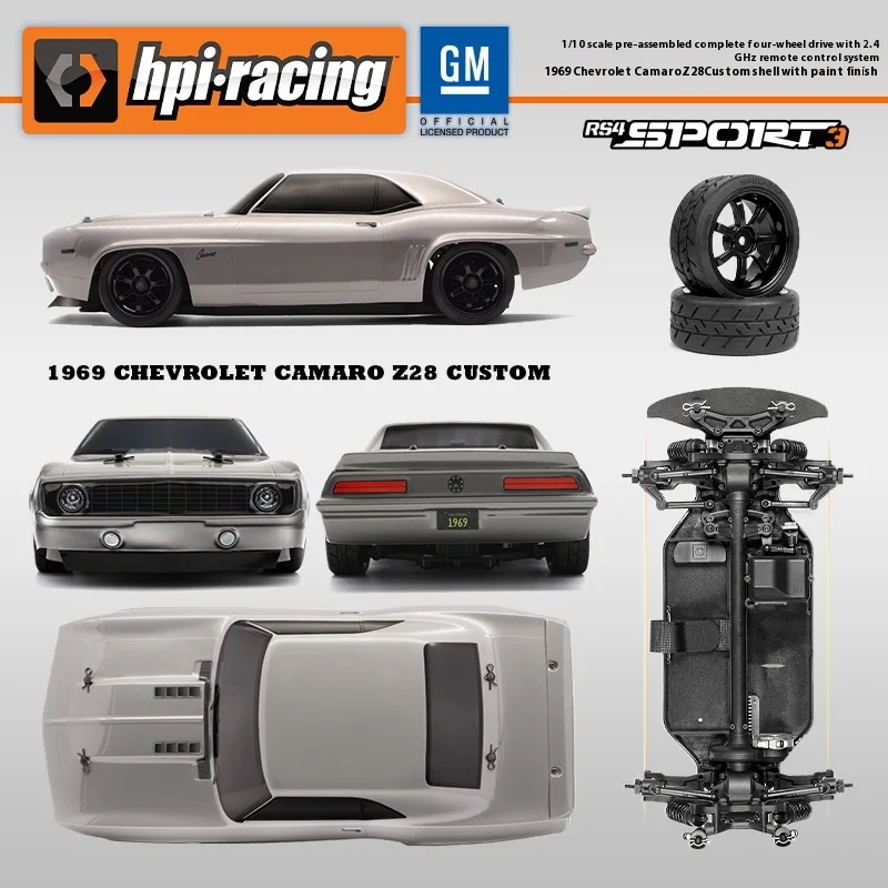 HPI 1/10 1969 CHEVROLET CAMARO Z28 カマロ 1/10 HPI Sport3 1969 Chevrolet Camaro Z28 Custom - RC Car World