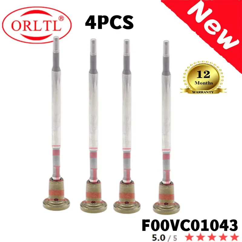 

ORLTL F00VC01043 For BMW 0445110048 0445110040 F 00V C01 043 For 0986435094 Diesel injector Control Valve 4PCS