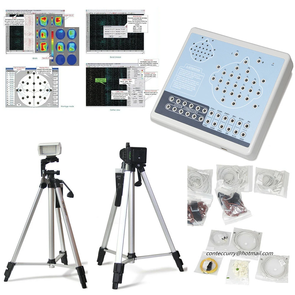 CONTEC KT88-2400 24-Channel Portable Digital EEG Brain Mapping Scanner