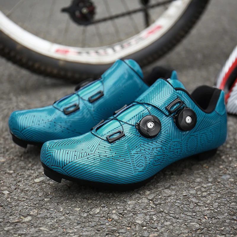 Cycling Shoes Double Buckles Ultralight MTB Luminous Road Bike Self-Locking Bicycle Cleat Professional Men cycling shoes