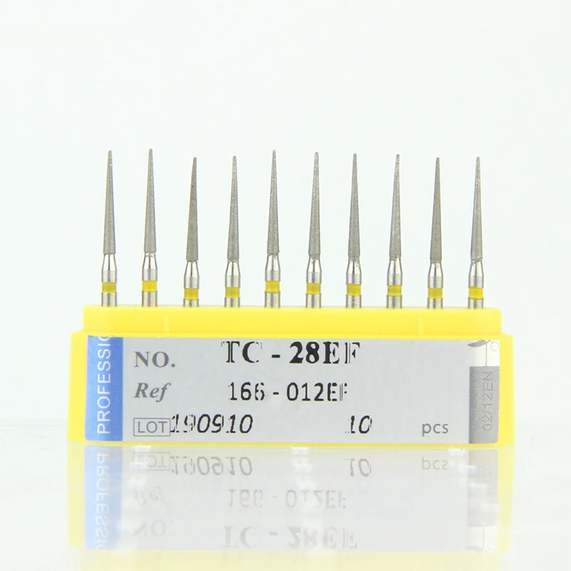 10 Teile/los Dental Diamant Bohrer Nadel/TC 1,6mm für High Speed Handstück Medium/Extra Feine/Super grob Zahnmedizin Schleifen Werkzeuge – Detail 23