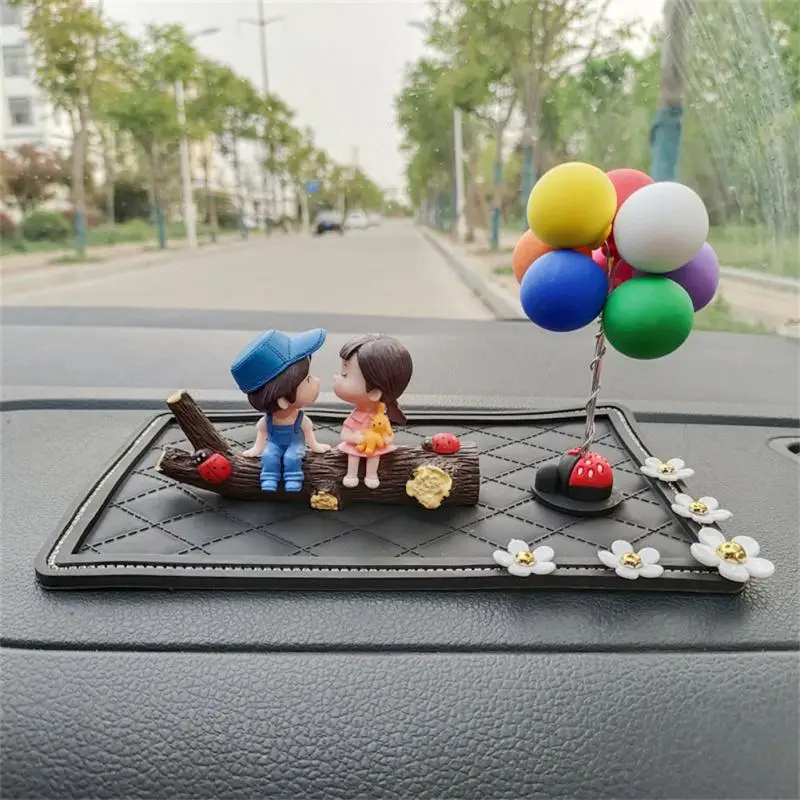  Car Dashboard Decorations Cute Cartoon Piggy Doll Ornament Car  Interior Decor(Pack of 9) Creative Car Dashboard Swing Balloons Decorations  for Men Women Girl Desktop Decorations Car Accessories : Toys & Games