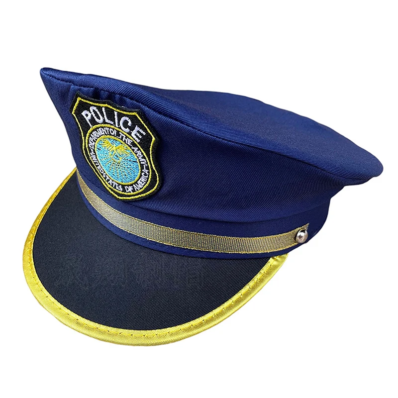 Children Police Hat Kids Costume Police Hat For Carnival Holiday Stage Performance Birthday Fancy Dress
