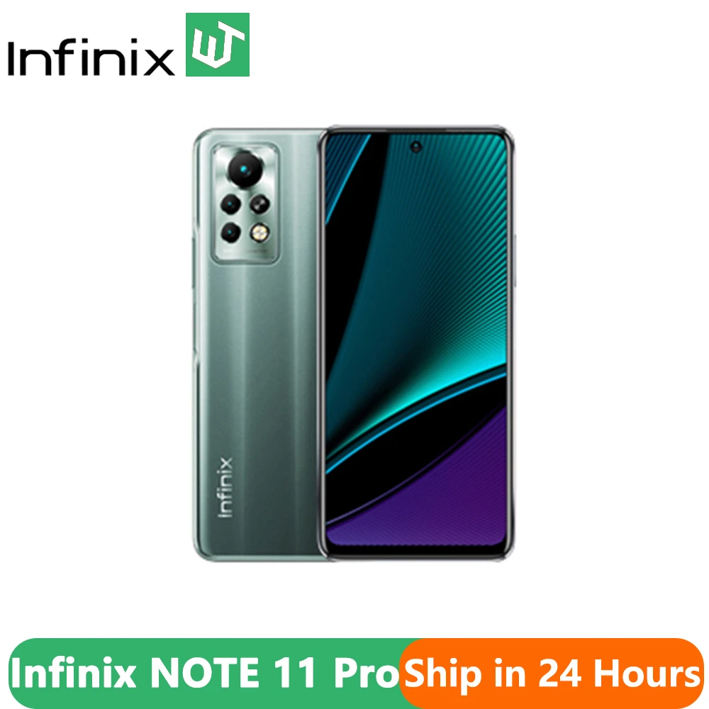infinix new model Infinix Note 11 Pro 8GB 128GB 6.95'' Display Smartphone Super Charge 5000 BatteryHelio G96 120Hz Refresh Rate 64MP Camera the latest infinix phone