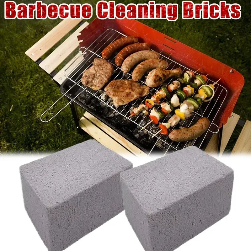 Barbecue Grill Cleaning Brick Grill Foam Glass Cleaning Stone Pumice Stone Brick 10PCS Outdoor Kitchen Tools