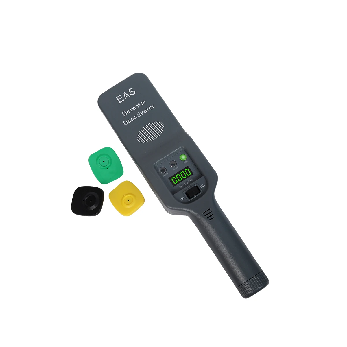 Label Deactivator Security Tag Detector RF8.2Mhz Wireless Rechargeable Non-contact EAS Systems Sound Light With LCD Counters