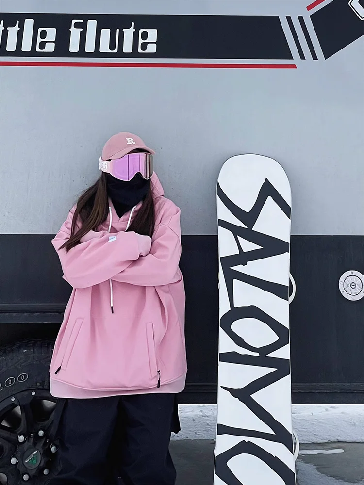 Fashion Pink Ski Hoodie