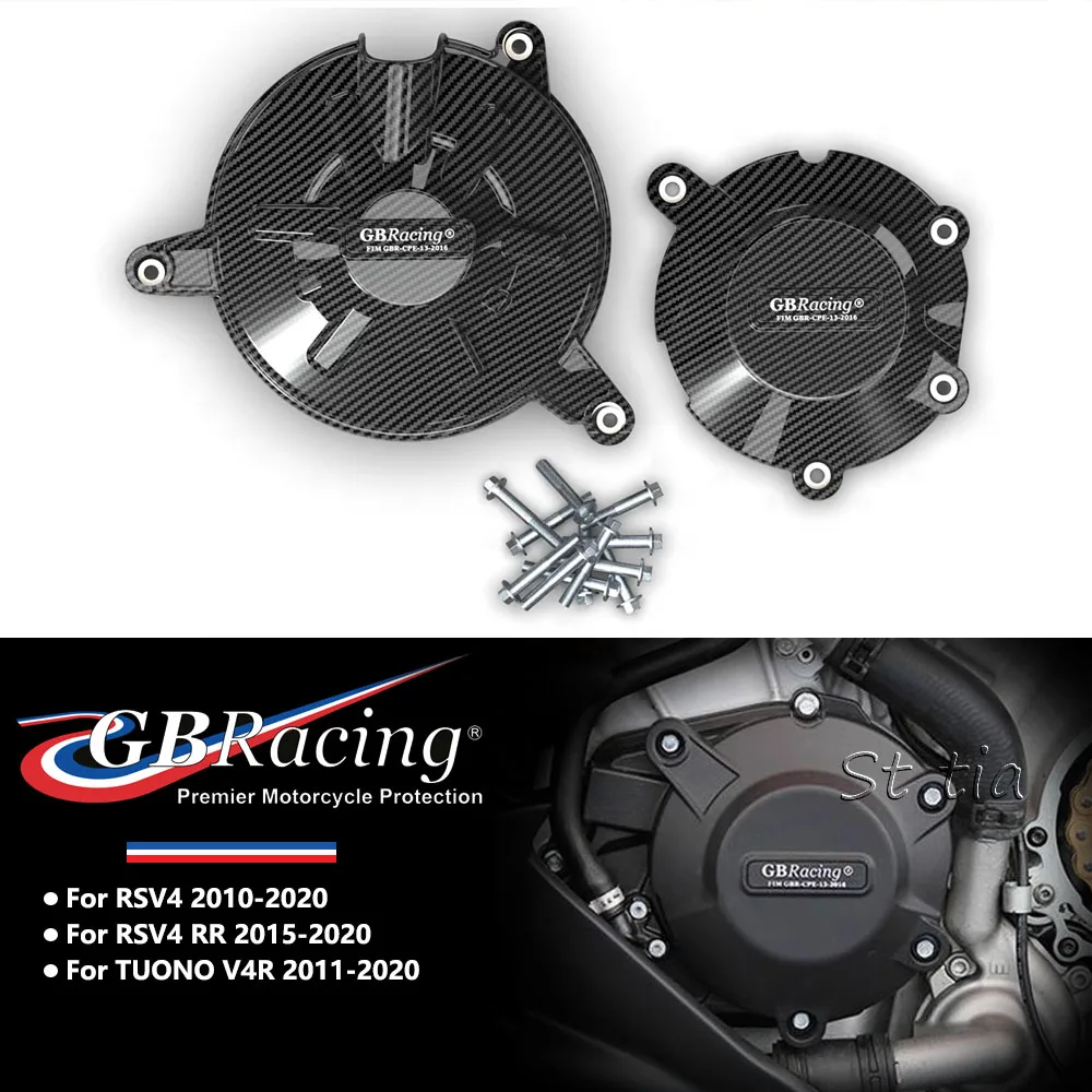 

Engine Cover For Aprilia RSV4 2010-2020 RSV4 RR 2015-2022 TUONO V4R For GB Racing Protector Engine Guard Case Protection Parts