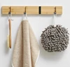 Foldable Bamboo Wall-mounted Clothes Hooks, Door Hangers, Household Coat, Towel Hook Shelf, Bathroom Hanging Rack 2