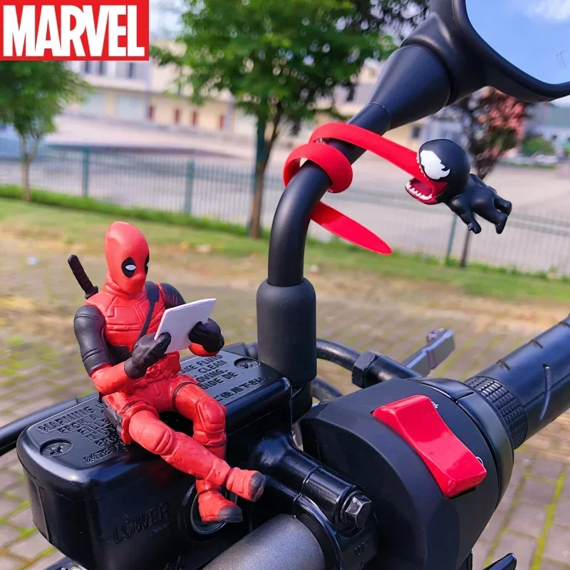 Hot Marvel Avengers Venom Deadpool Usb Cablato Supporto Per Cavo Dati Custodia Protettiva Accessori Per Moto Per Auto Regalo Divertente Per Bambini