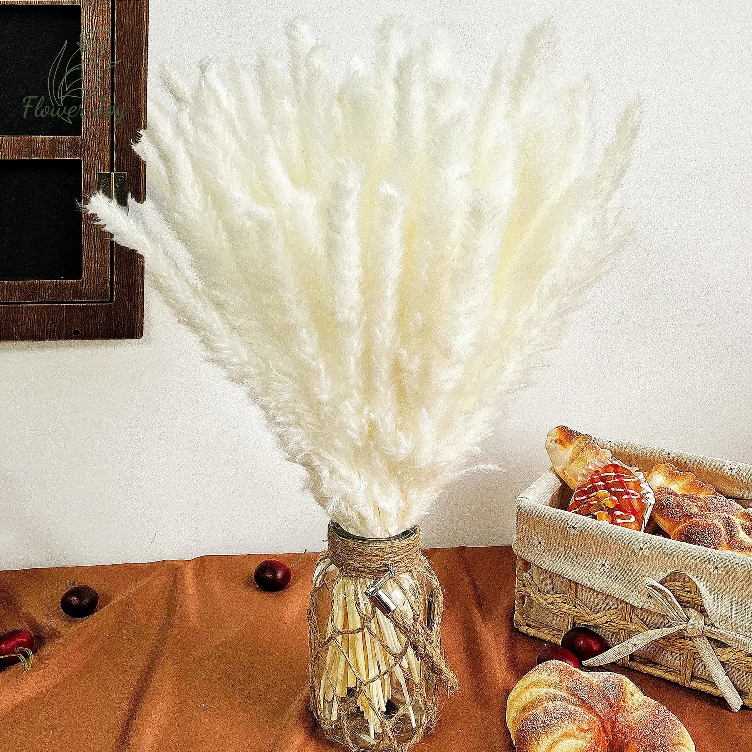 

Natural Pampas Grass Dried Flowers Small Reed Phragmites Bunch Christmas Garden Wedding Autumn Decoration Diy Boho Home Decor
