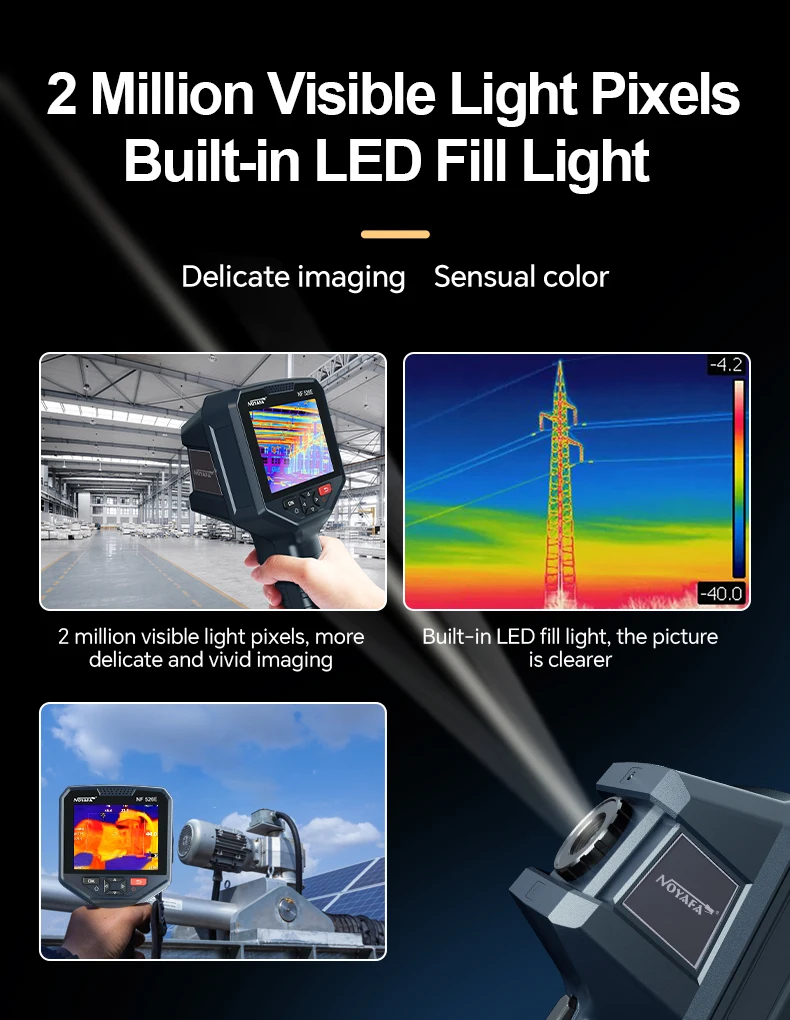 NOYAFA NF-526E Infrared Thermal Imager Camera 256 x192 25HZ High Sensitive Indus