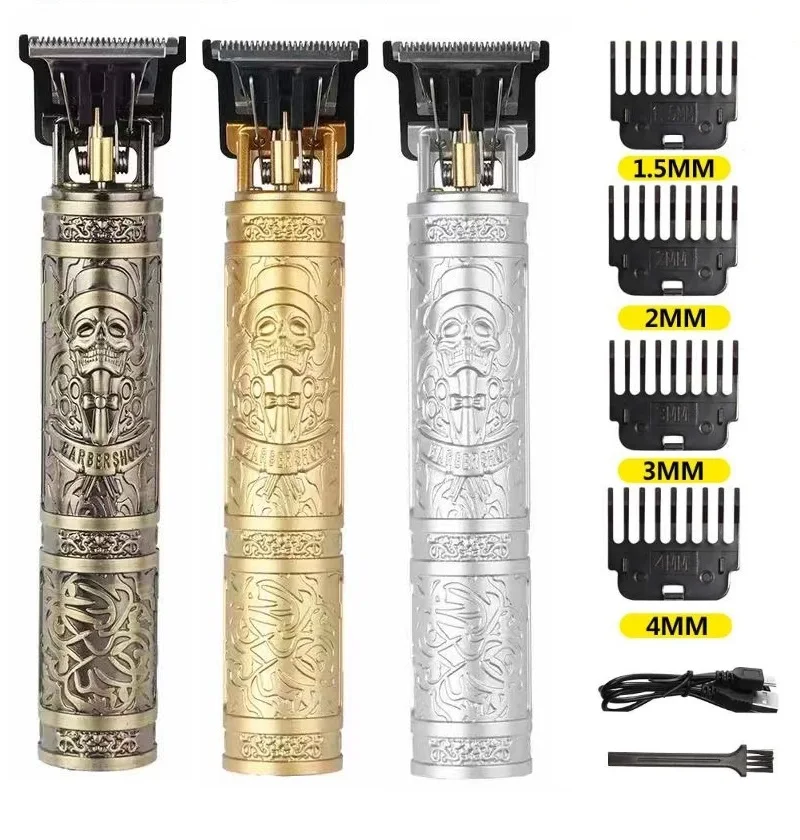 Hair Clipper Vintage T9 Hair Clipper Professional Beard Shaver Trimmer Electric Hair Trimmer Haircut Machine Cutting Machine