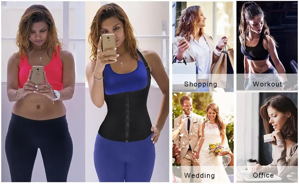Byepain Women Shapewear Waist Trainer Corset Underbust Weight Loss Body  Shaper Tummy Slimming Underwear Sauna Sweat Vest - Slimming Product -  AliExpress