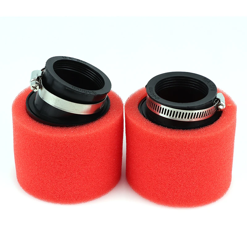 Motorcycle dirt pit parts 35mm 38mm 42mm 45mm 48mm 50mm sponge foam Air Filter Racing ATV Scooter FMX PIt Bike Dhz Pit pro air filter motorcycle air filter air filter cleaner motocross air filter