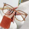 Classic Unisex Round Myopia Glasses New Fashion Short Sighted Eyeglasses Men Women Anti-blue Light Minus Diopter Prescription 2