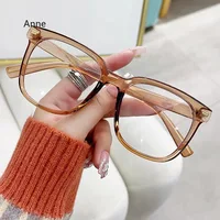 Classic Unisex Round Myopia Glasses New Fashion Short Sighted Eyeglasses Men Women Anti-blue Light Minus Diopter Prescription 2
