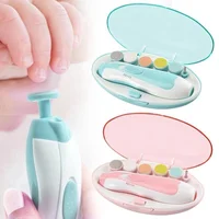 Baby Electric Nail Trimmer Kid Nail Polisher Tool Baby Care Multifunctional Fingernail Cutter Trimmer Infant Manicure Set 1