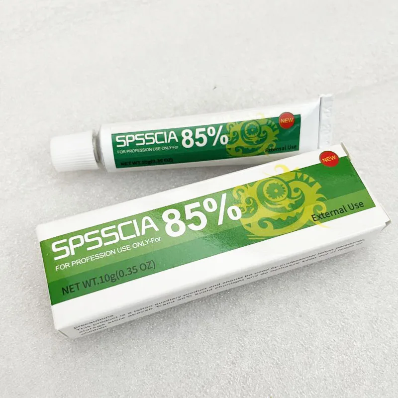 

Оригинальный 85% Зеленый Крем для татуажа SPSSCIA перед перманентным макияжем микроблейдинг бровей губ 10 г