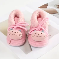 Baywell Winter Baby Shoes Girl 12-18 months Newborn Soft Sole First walker Toddler Fur Warm Snow Boots 0-18 Months 5