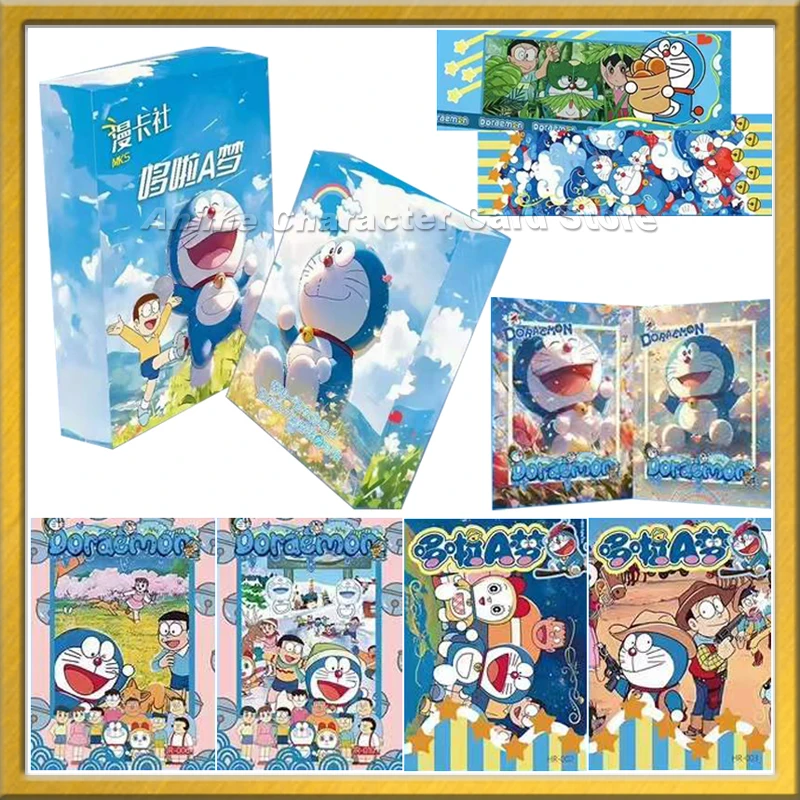 

New Doraemon Card Anime Tinker Bell Robot Cats Blue Fat People Table Playing Games Collection Cards Children's Christmas Gifts