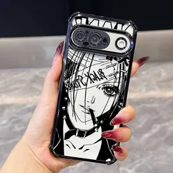 Enhanced Cool Anime NANA Phone Case - Plating Drop - proof Transparent Soft Cover - Pixel 10 5G (D01 - DDbk)