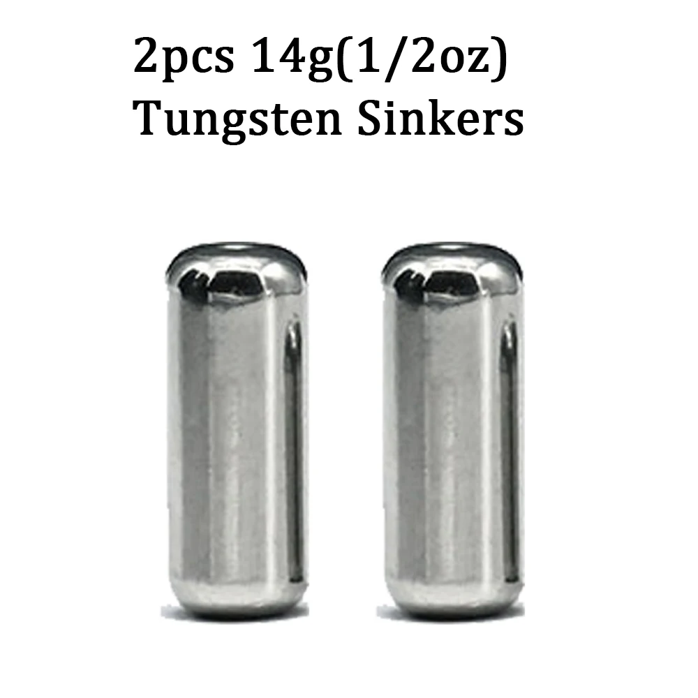 2pcs/lot Tungsten Fishing Weights Sinkers For Taxas Rig Carp