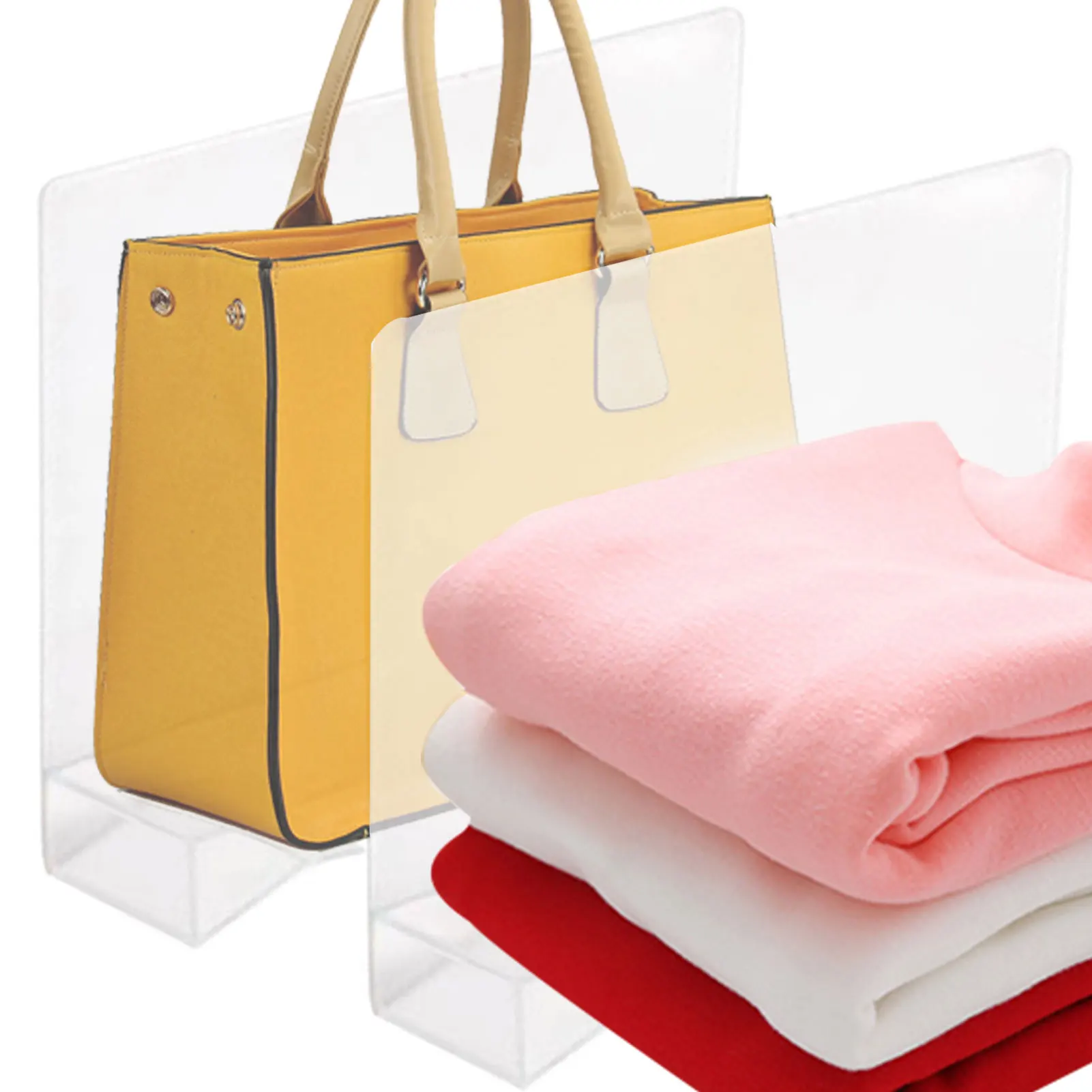 Shelf Dividers For Closet Organization 2pcs Clear Shelf Divider For