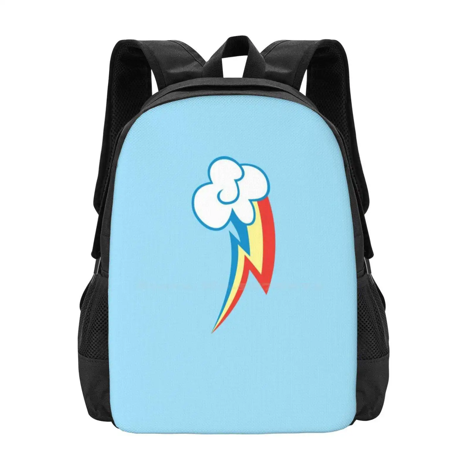 Rainbow Dash School Bags Zaino Per Laptop Da Viaggio Brdrainbow Rainbowdash Mpl Fim Friendship Magic Casuale Cool Cartoon Mlp Brony