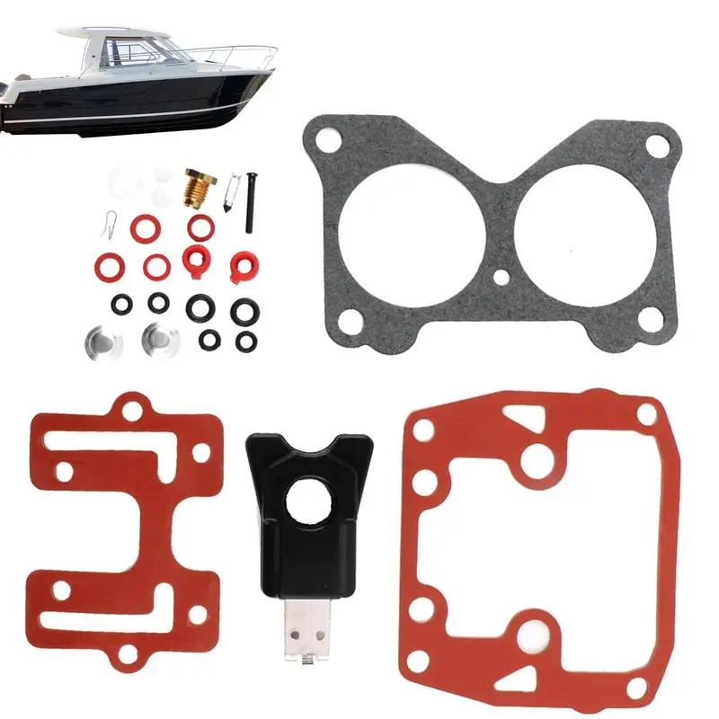 

Carburettor Rebuild Repair Set Carburetor Carb Repair Gasket Kit Fits Johnson/Evinrude 0439076 V4 V6 Crossflow Pure Brass Spray