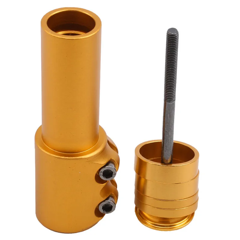 산악 자전거 프론트 포크 튜브 부스터 익스텐더 핸들, 수직 부스터, 알루미늄 합금 하이 퀄리티 자전거 높이 조절 스템