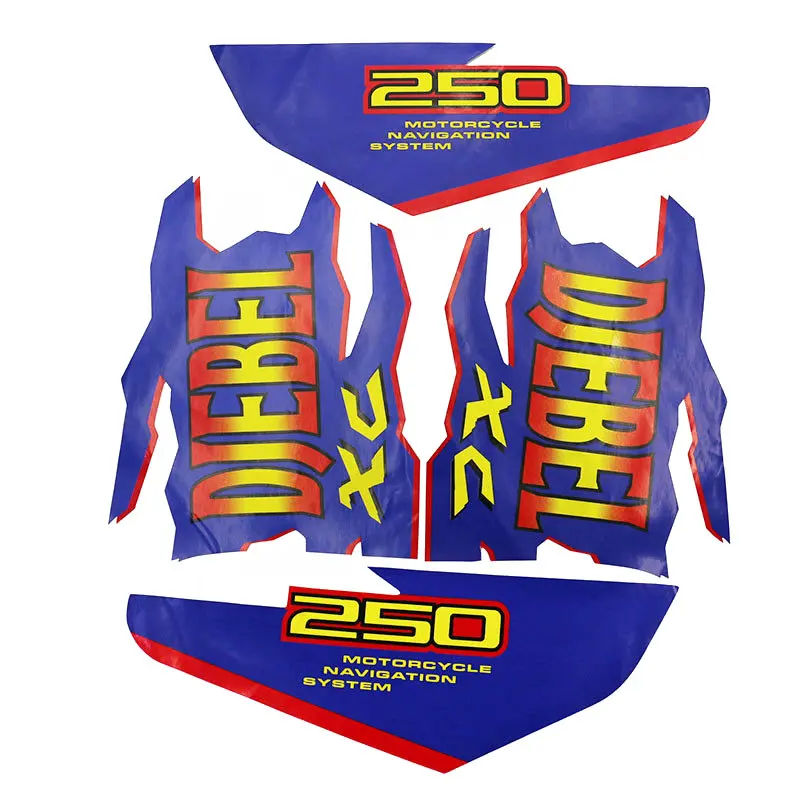 

Мотоциклетная обтекательная наклейка для SUZUKI Djebel 250 DR250 XC250 XC DR внедорожный комплект наклейка на весь автомобиль наклейка топливный бак