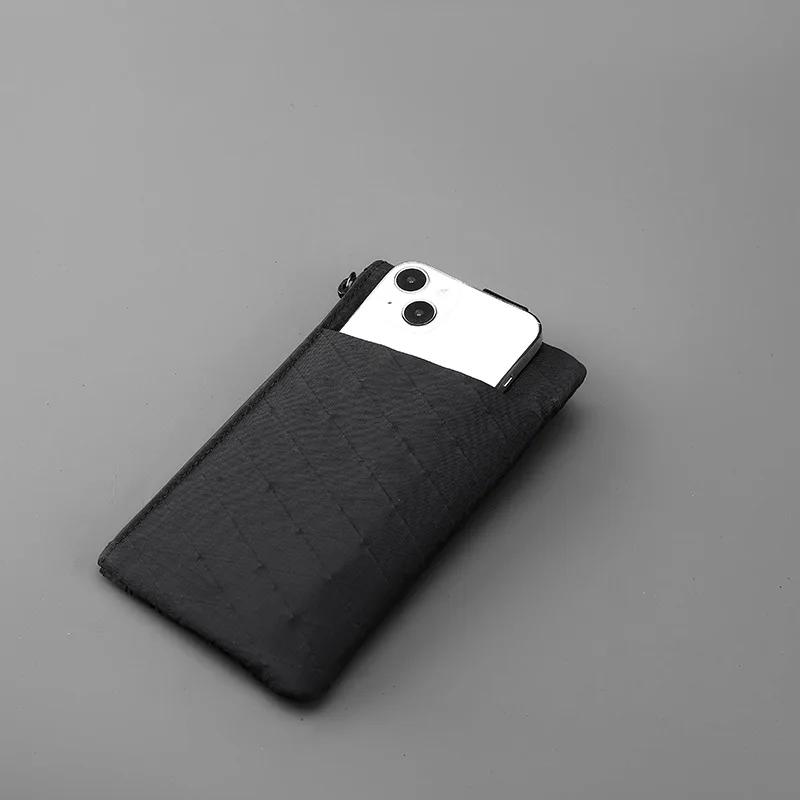 Zip Clutch with Wristband, Passport Holder Zipper Wallet and EDC Carrier - Weatherproof and RFID Blocking - 3 External Slots