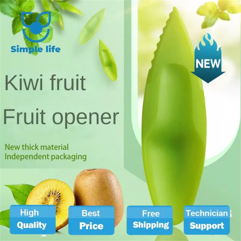 Set Di Plastica Kiwi Cucchiaio 11.5*3Cm 2 In 1 Kiwi Dig Cucchiaio Scoop Candy Color Fruit Knife Affettatrice Pelapatate Cutter