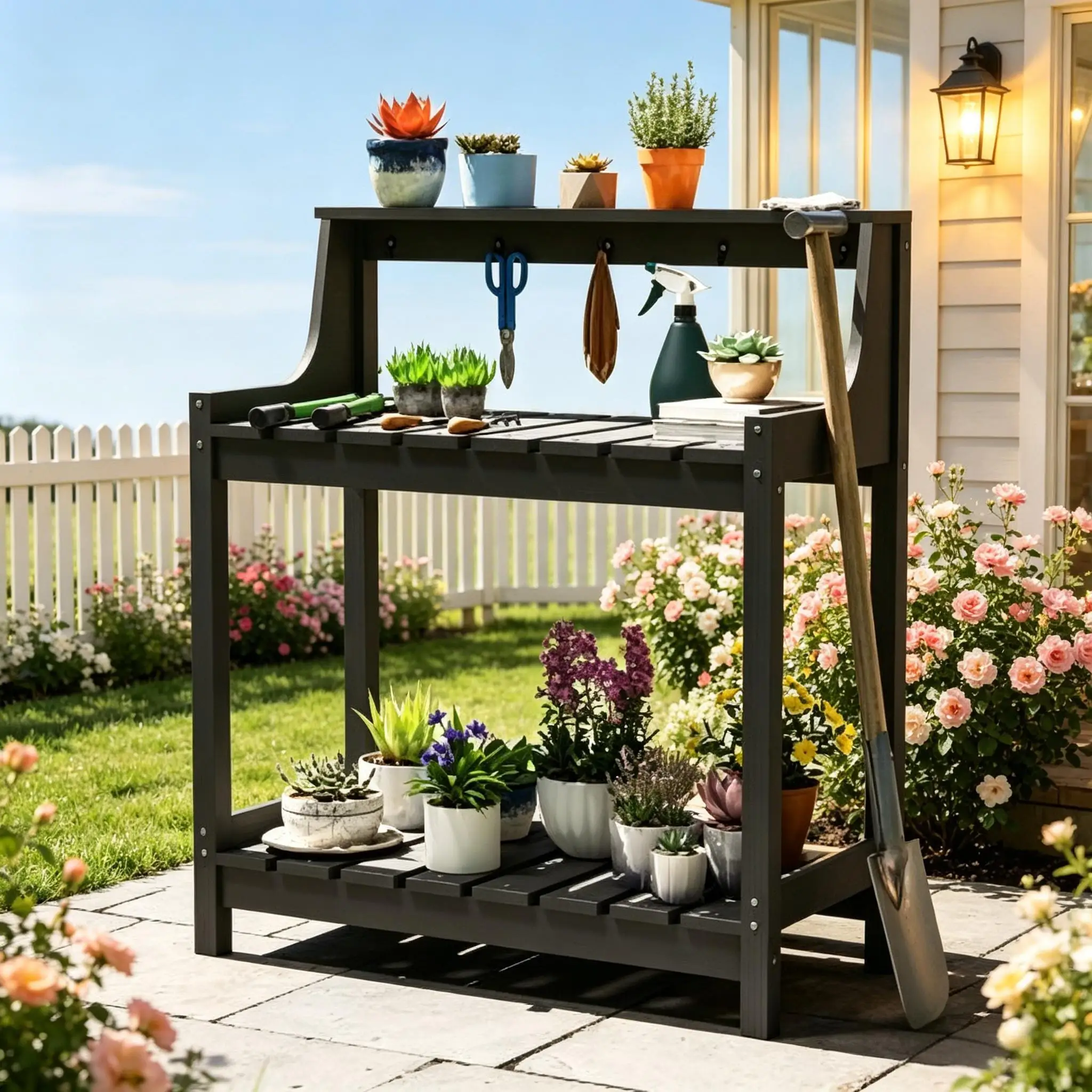 Outdoor Potting Bench 1
