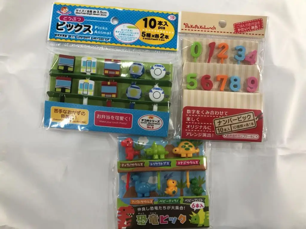 12-48pcs Kids Fruit Forks Picks Kid Bento Accessories Chopsticks Mini Cute Children Snack Cake Dessert Food Pick Toothpick Decor fruit fork,food picks,food toothpicks