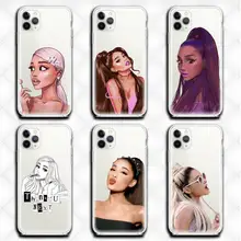

Thank U Next Cute Girl Phone Case Clear for iphone 13 12 11 Pro max mini XS 8 7 Plus X SE 2020 XR cover