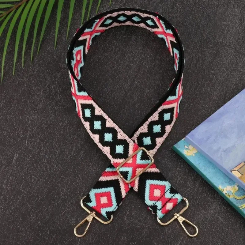 Shoulder Strap For Women Hardware Hooks The Length Can Be Freely Adjusted Travel Accessories Fashionable Wide Shoulder Strap