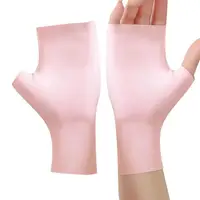 Sunscreen Fingerless Gloves Summer Gloves For Driving UV Sun Protection Mittens Half Finger Gloves For Women And Men Breathable 1